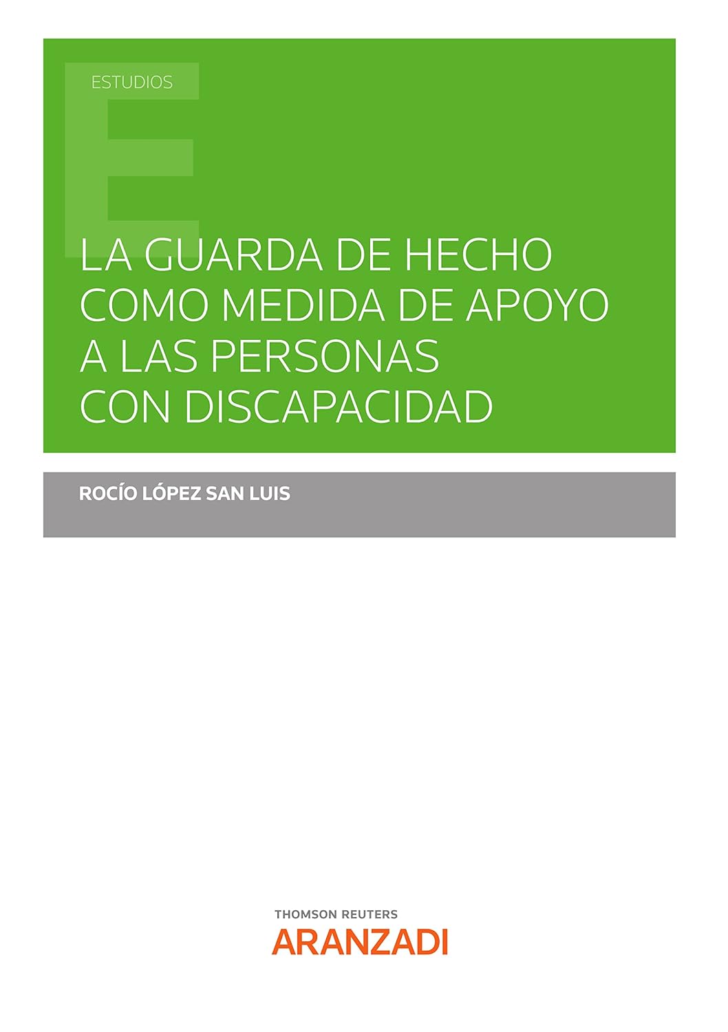 La guarda de hecho como medida de apoyo a las personas con discapacidad (Estudios) (Spanish Edition) baixar o livro de graça