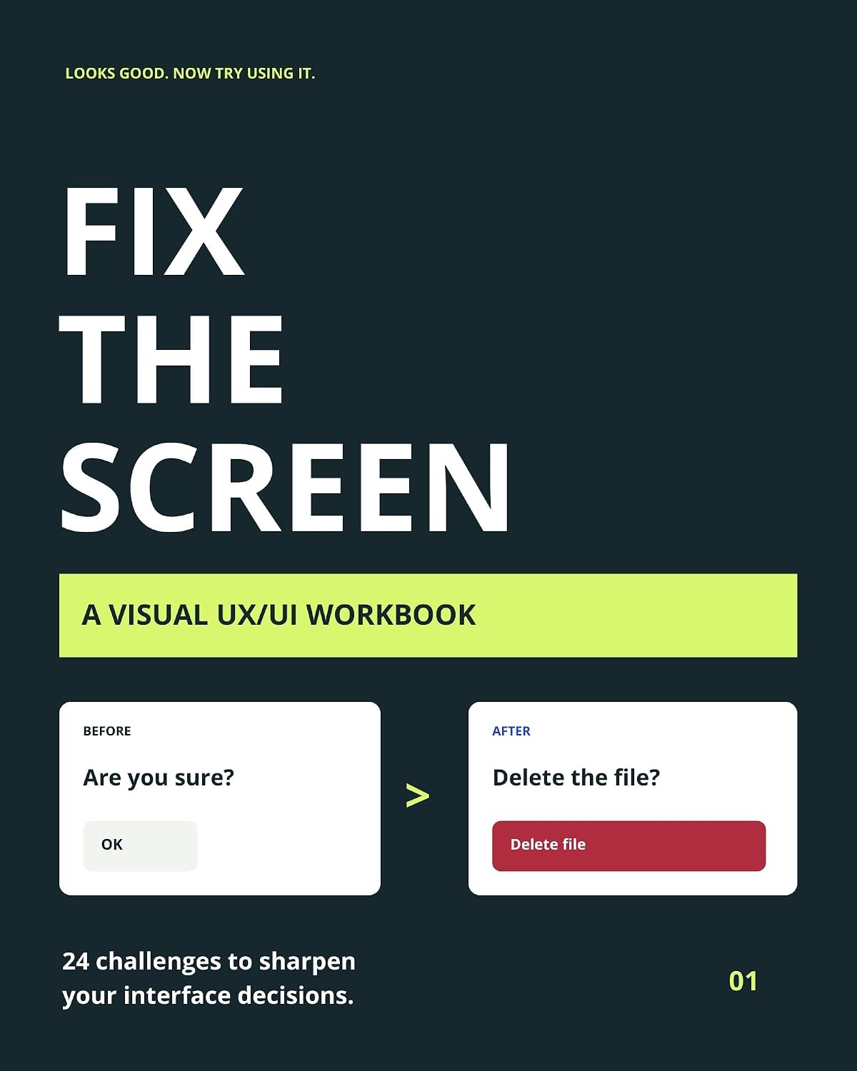 capítulo por capítulo baixar Fix the Screen: A Visual UX/UI Workbook (UX/UI Design Practice 1) (English Edition)