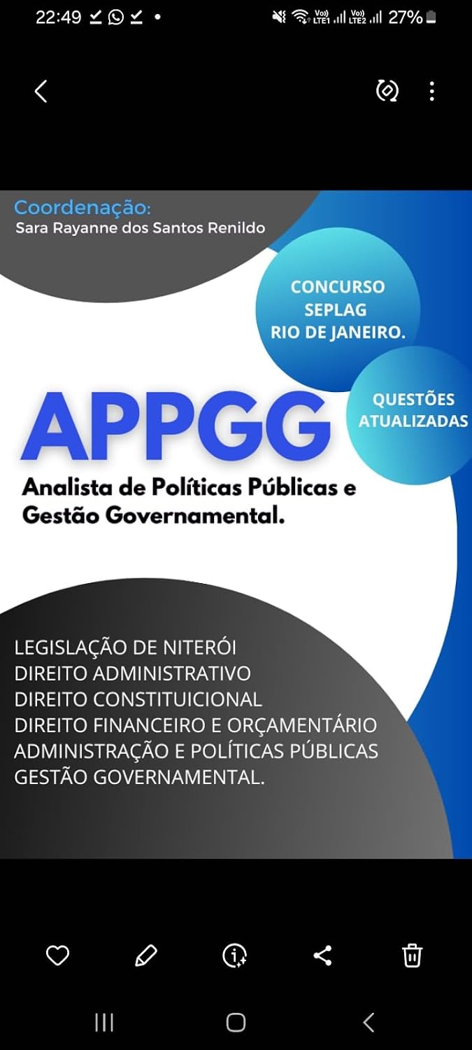 Apostila/resumo para o concurso de Analista de Políticas Públicas e Gestão Governamental de Niterói 2024 baixar livro de graça