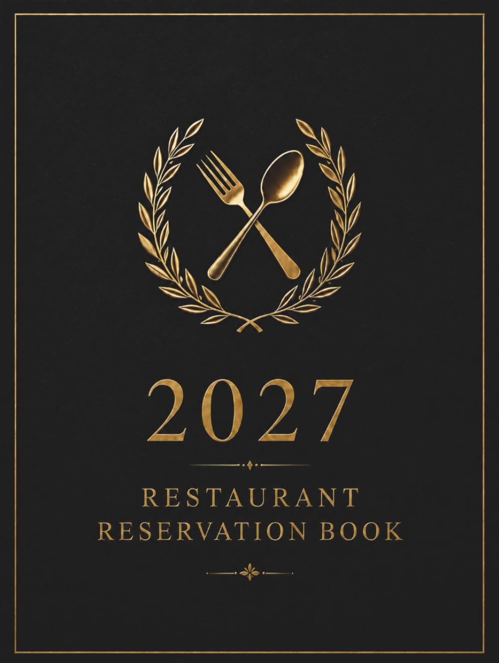 capítulo por capítulo baixar Reservation Book for Restaurant 2027: Full Year of Reservation January - December 2027 (365 Days), Daily Hostess Table Dinner and Lunch, Dated, Daily Customer Tracking, Contact Pages, Hardcover.