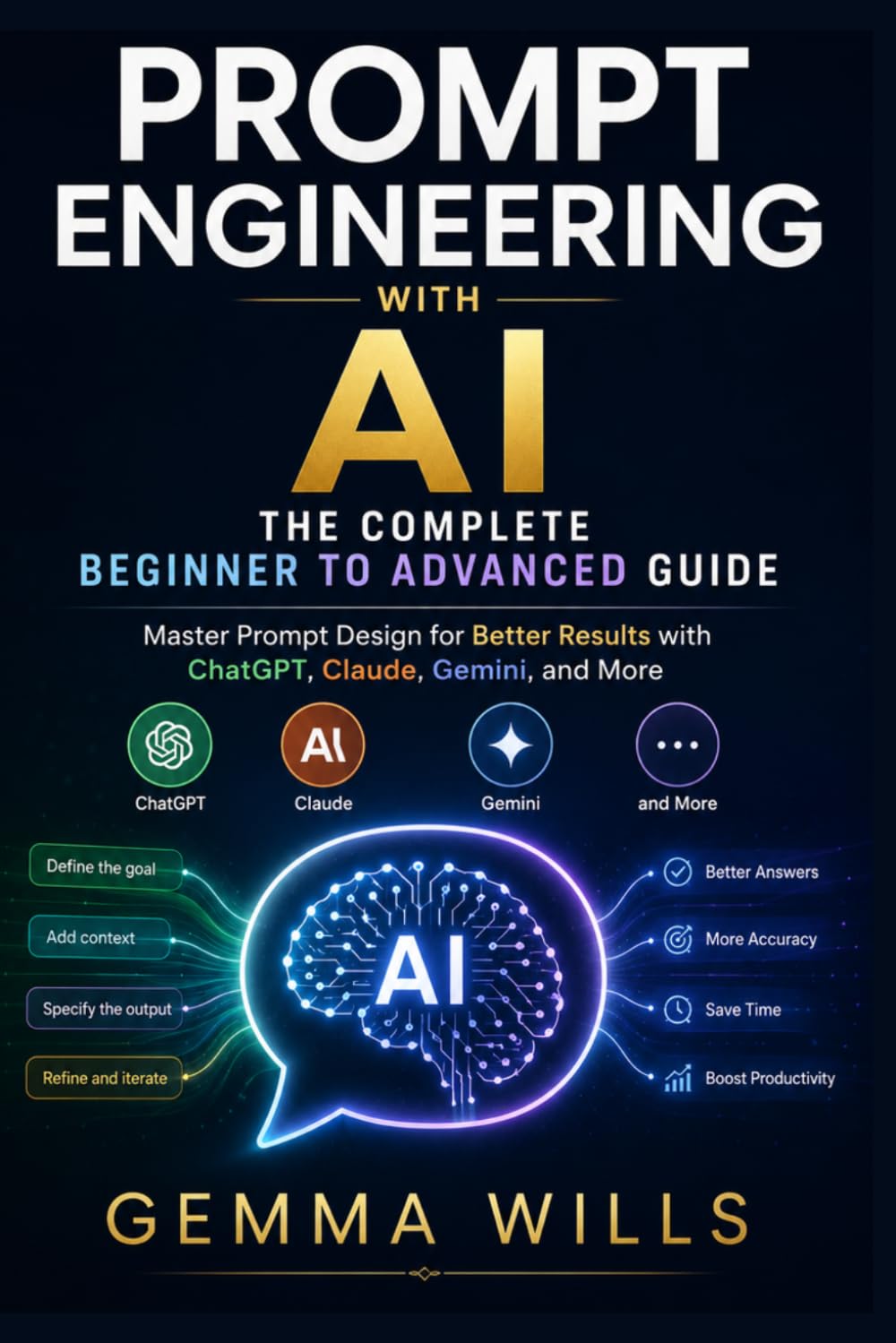 ler totalmente Prompt Engineering with AI: The Complete Beginner to Advanced Guide: Master Prompt Design for Better Results with ChatGPT, Claude, Gemini, and More