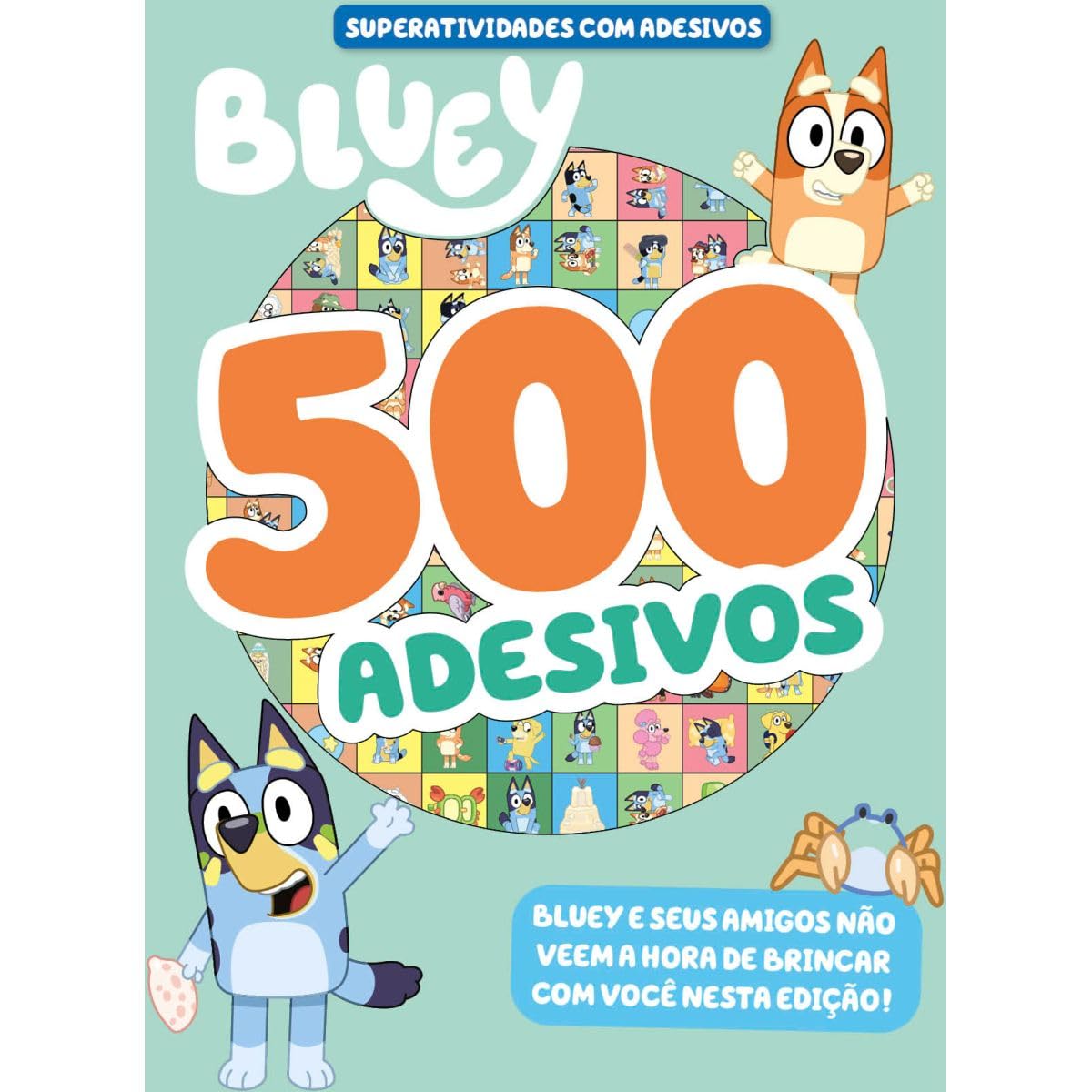 ler totalmente Bluey Superatividades com Adesivos - 500 Adesivos