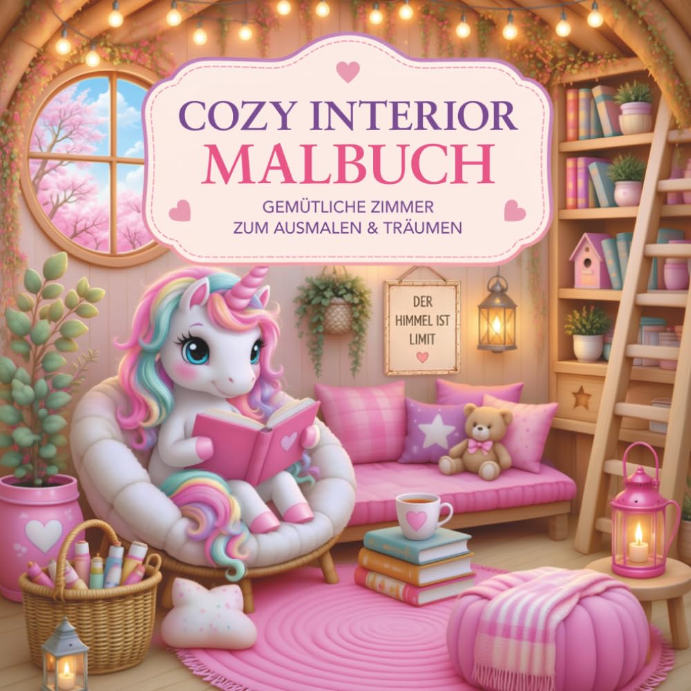 capítulo por capítulo baixar COZY Interior Malbuch – Gemütliche Zimmer zum Ausmalen & Träumen: Entspannen. Kreativ sein. Zur Ruhe kommen. Traumhafte Interior-Motive für Mal- und Interior-Fans (German Edition)