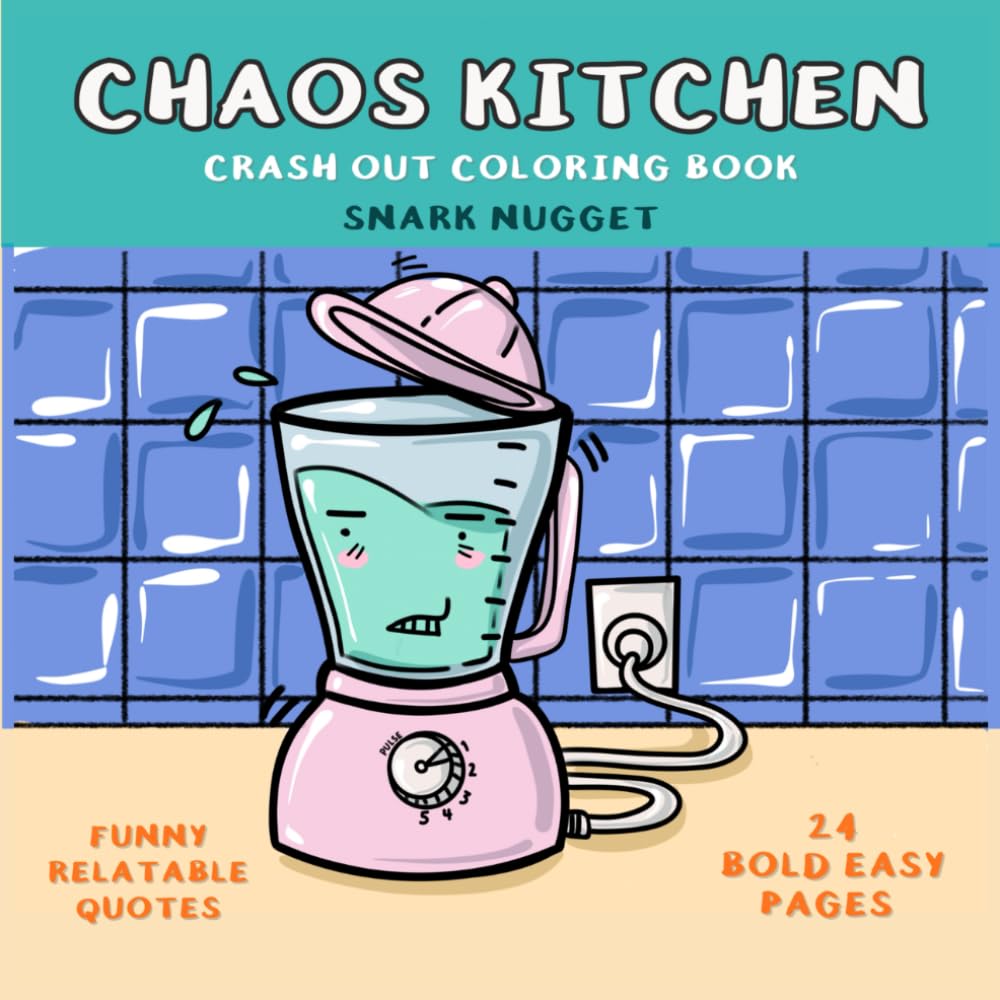 ler totalmente Chaos Kitchen: Crash Out Coloring Book for stress relief
