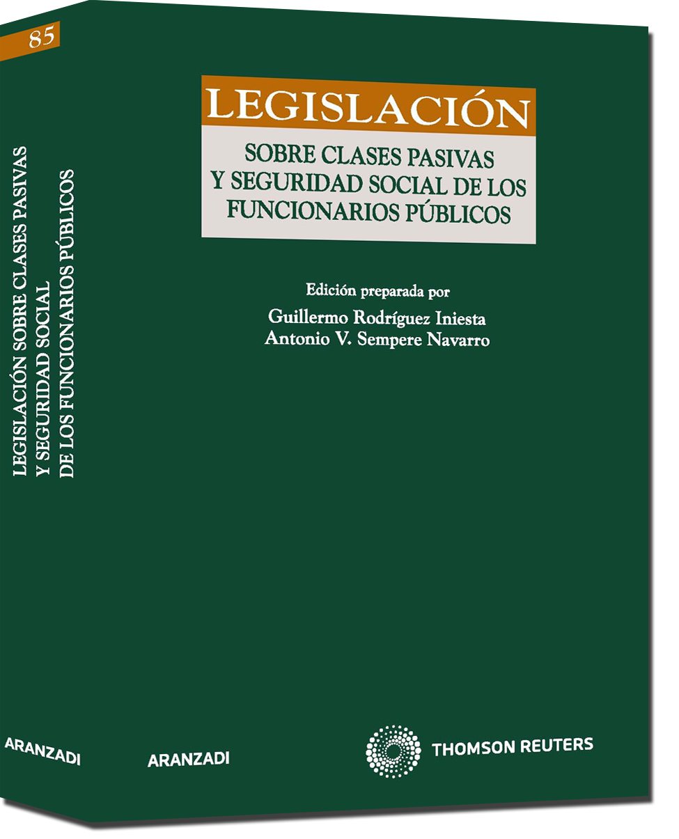 Legislación sobre Clases Pasivas y Seguridad Social de los Funcionarios Públicos: 85