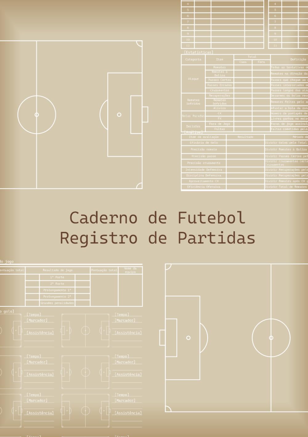 capítulo por capítulo baixar Caderno de futebol Relatório do jogo Tamanho A5 (Compacto) (Portuguese Edition)