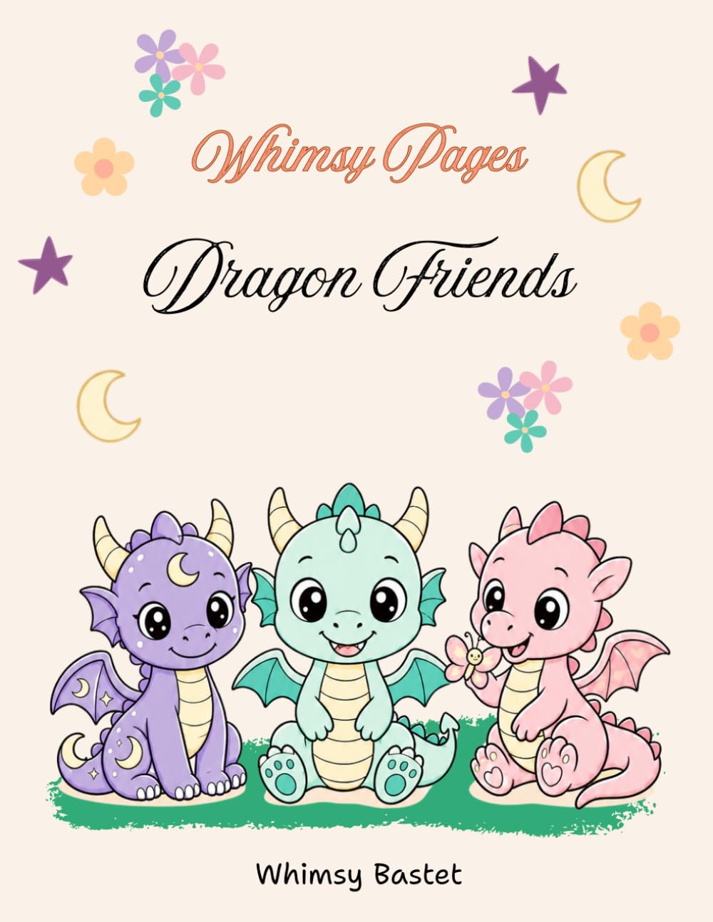 capítulo por capítulo baixar Dragon Friends: Bold and Easy Magical Coloring Pages for Kids and Adults (Whimsy Pages)