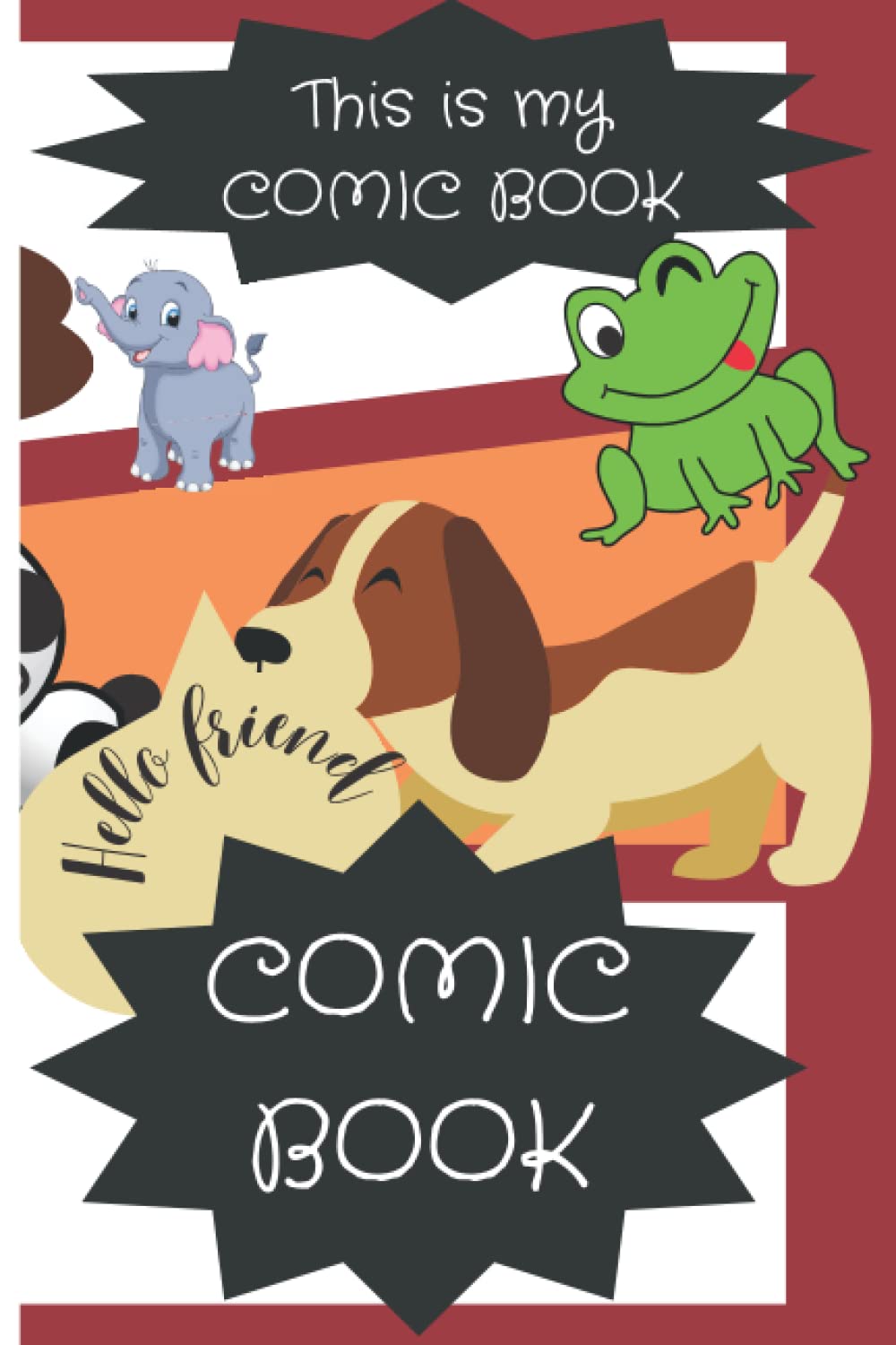 This is My Comic Book_Plain Comic Book_ colorful Animal chart Paperback_120 pages ("6 x 9") size baixar livro de graça