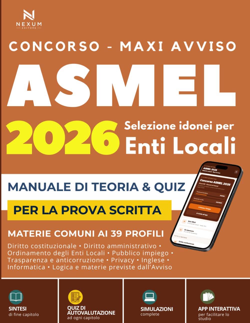 ler totalmente Concorso Asmel 2026 Selezione idonei per Enti Locali: Manuale Completo di Teoria e Quiz per la Prova Scritta per Tutti i Profili (Italian Edition)