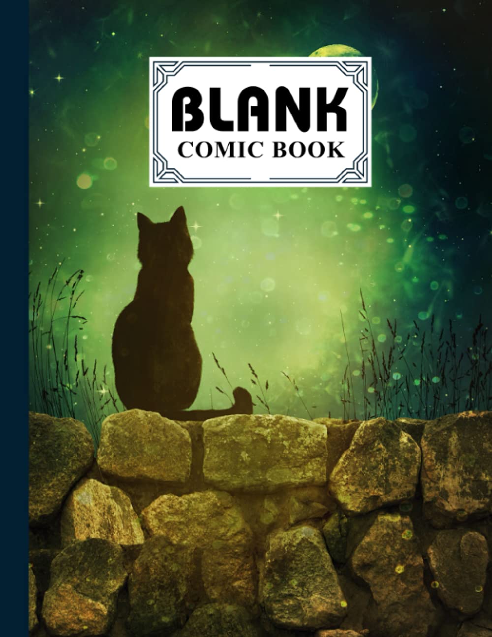 Blank Comic Book: Black Cats Cover Blank Comic Book, Create Your Own Story, Journal, Notebook, Sketchbook for Kids and Adults, 120 Pages - Size 8.5" x 11" Notebook by Corinna Berndt baixar o livro de graça