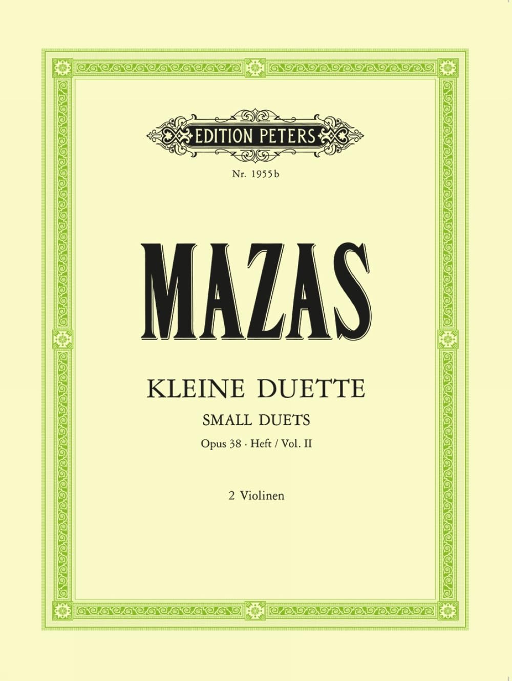 12 Little Duets Op. 38 for 2 Violins, Vol. 2