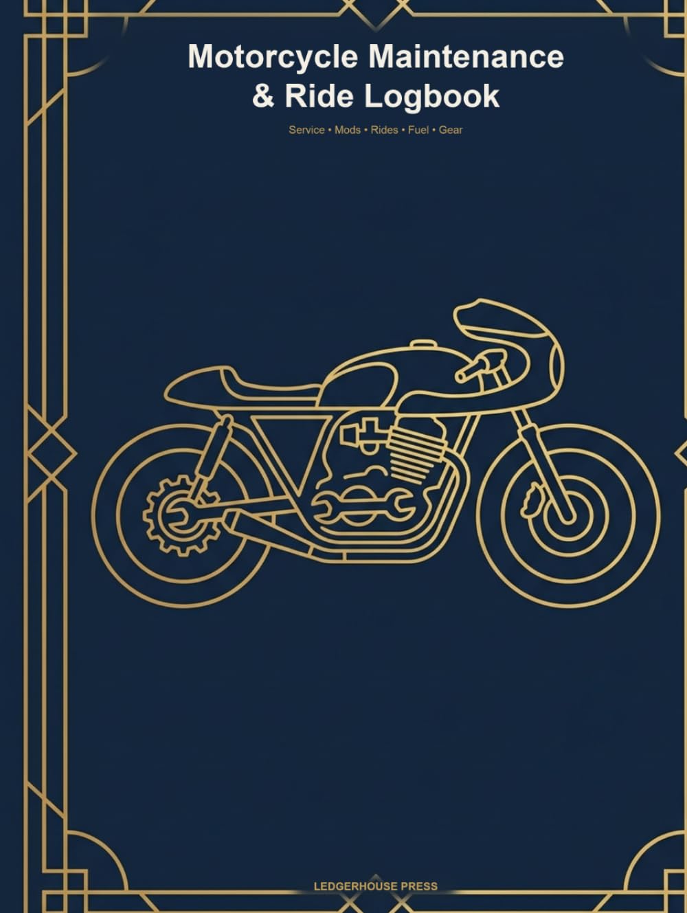 Motorcycle Maintenance & Ride Logbook: Motorcycle Service Record Book, Mod & Ride Journal for Up to 3 Bikes — Track Oil Changes, Chain, Tires, Repairs, Fuel & Rides | Large 8.5x11 Biker Log Book baixar o livro de graça