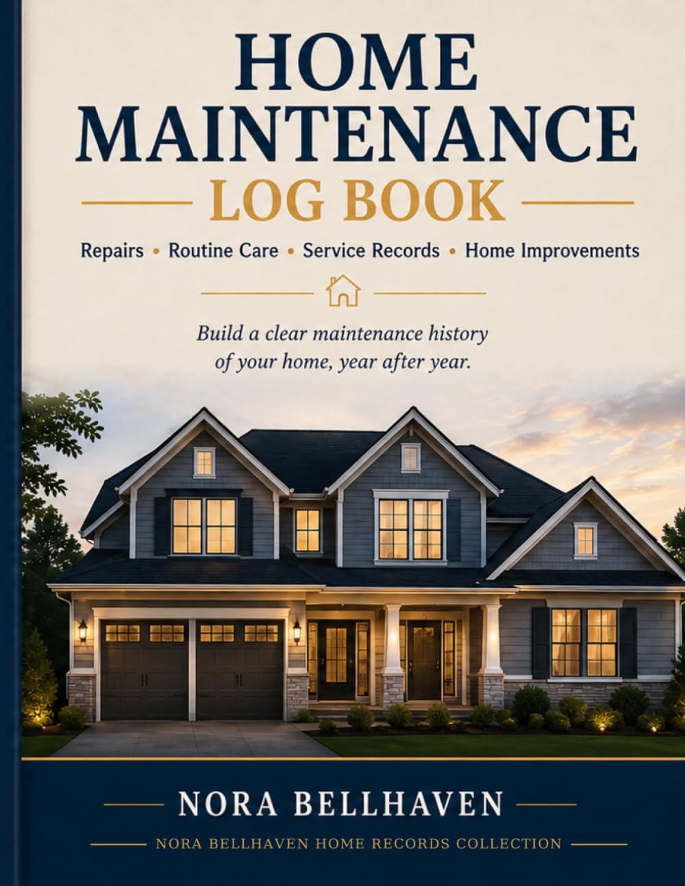 Home Maintenance Log Book: Repairs, Routine Care, Service Records & Home Improvements baixar o livro de graça