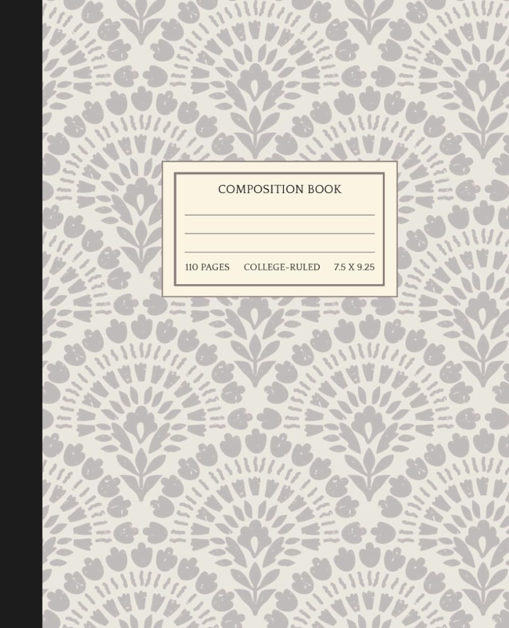 ler totalmente Composition Notebook College Ruled: Vintage Floral Pattern | Vintage Aesthetic Design | Classic Gift Journal | For Back To School, Office, Work