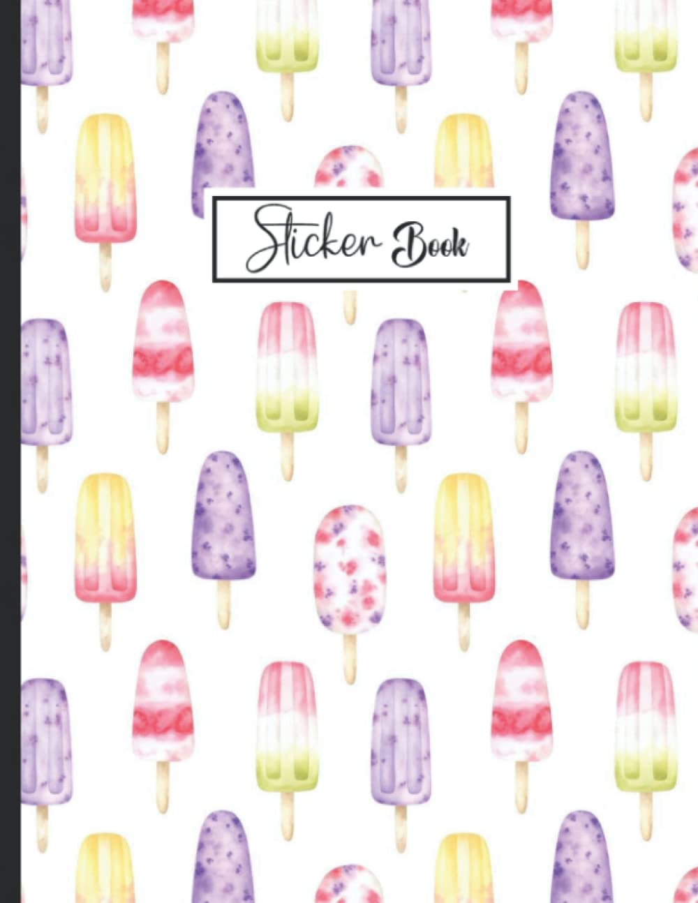 Sticker Book: Blank Sticker Collection Book for Girls with Ice cream. baixar o livro de graça