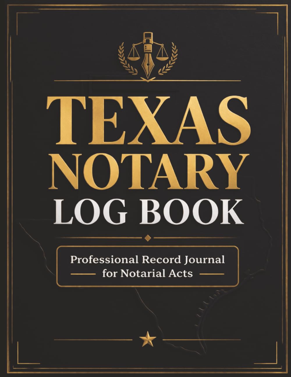 capítulo por capítulo baixar Texas Notary Log Book: Professional Record Journal for Notarial Acts | 8.5 x 11 Large Format | 200+ Entries | Clean and Spacious Layout