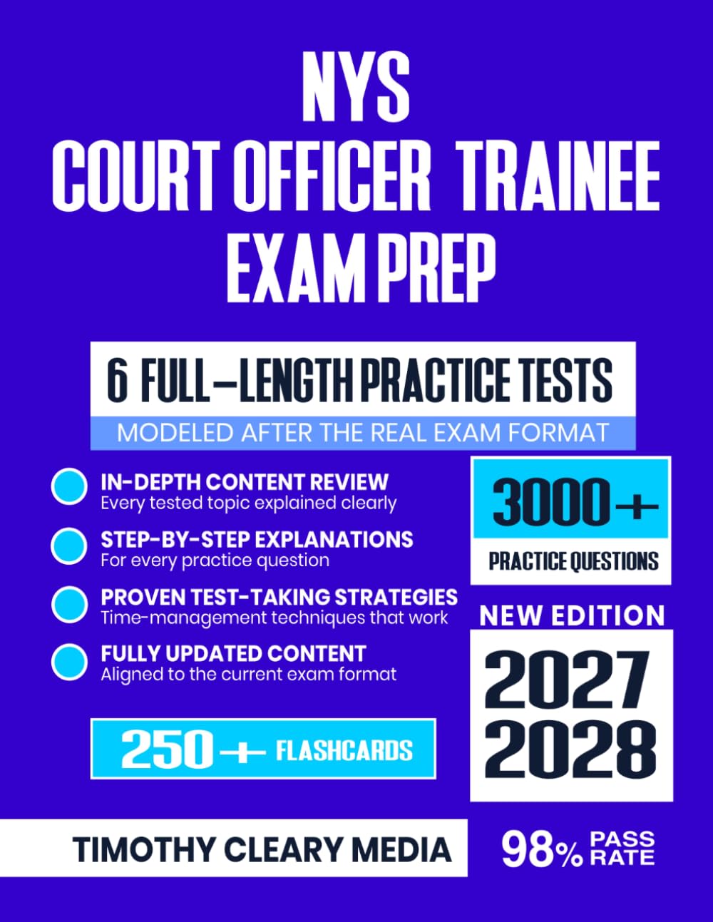 NYS Court Officer-Trainee Exam Prep 2027-2028: Comprehensive Review, Proven Strategies, 6 Full-Length Practice Tests, Detailed Answer Explanations... for the New York City Civil Service Exam baixar o livro de graça