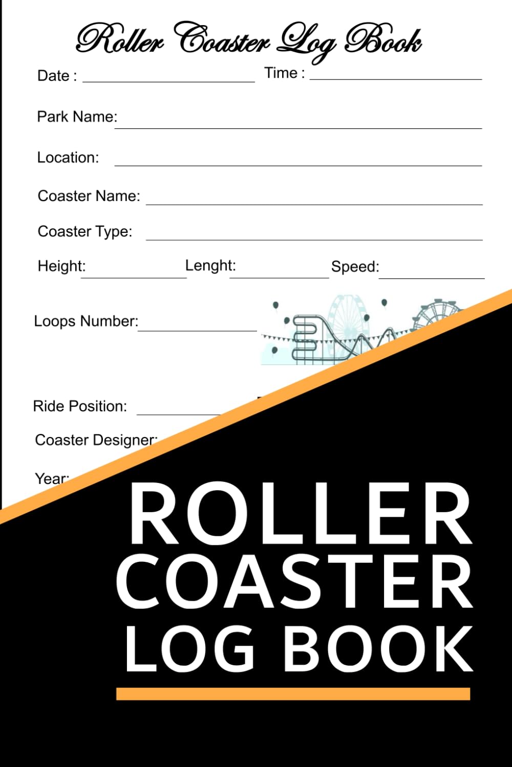 capítulo por capítulo baixar Roller Coaster Log book: Park Log To Keep Recording & Rating All Your Favorite Roller Coaster Ride Experiences,"120 Pages, 6 x 9 in"