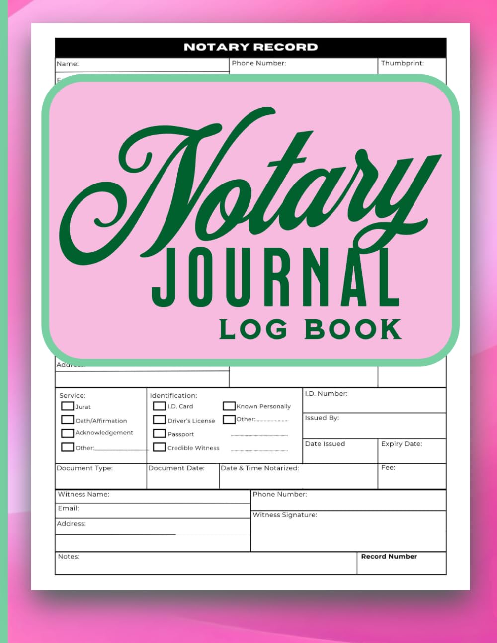 Notary Journal Log Book: Record Notarial Acts for Signing Agents and Notaries | Simple Notebook with 260 Entries baixar livro de graça