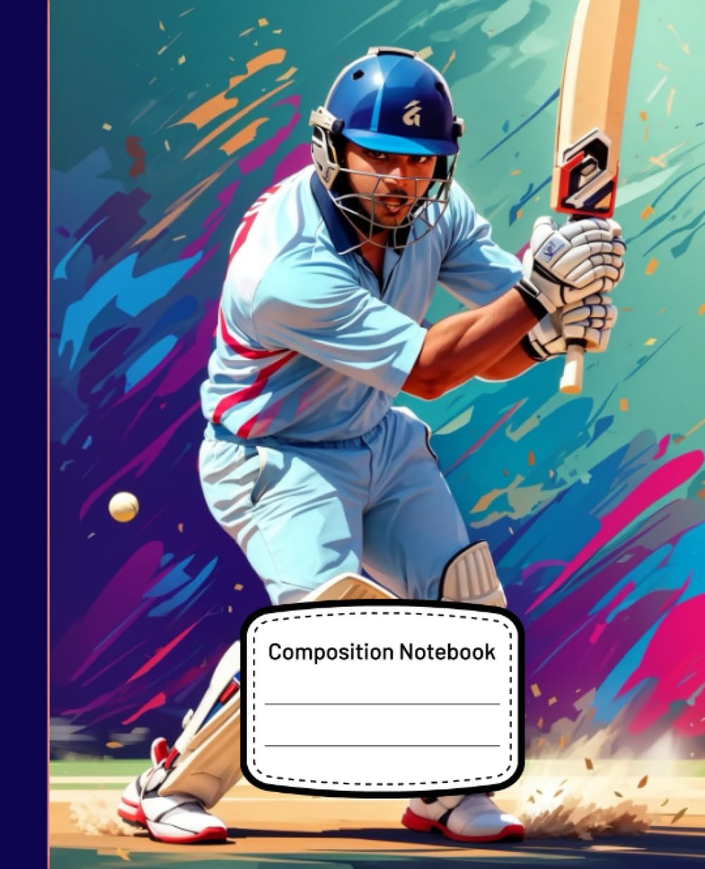capítulo por capítulo baixar Composition Notebook: Cricket Illustration Journal with 110 College Ruled Pages - Size 7.5 x 9.25