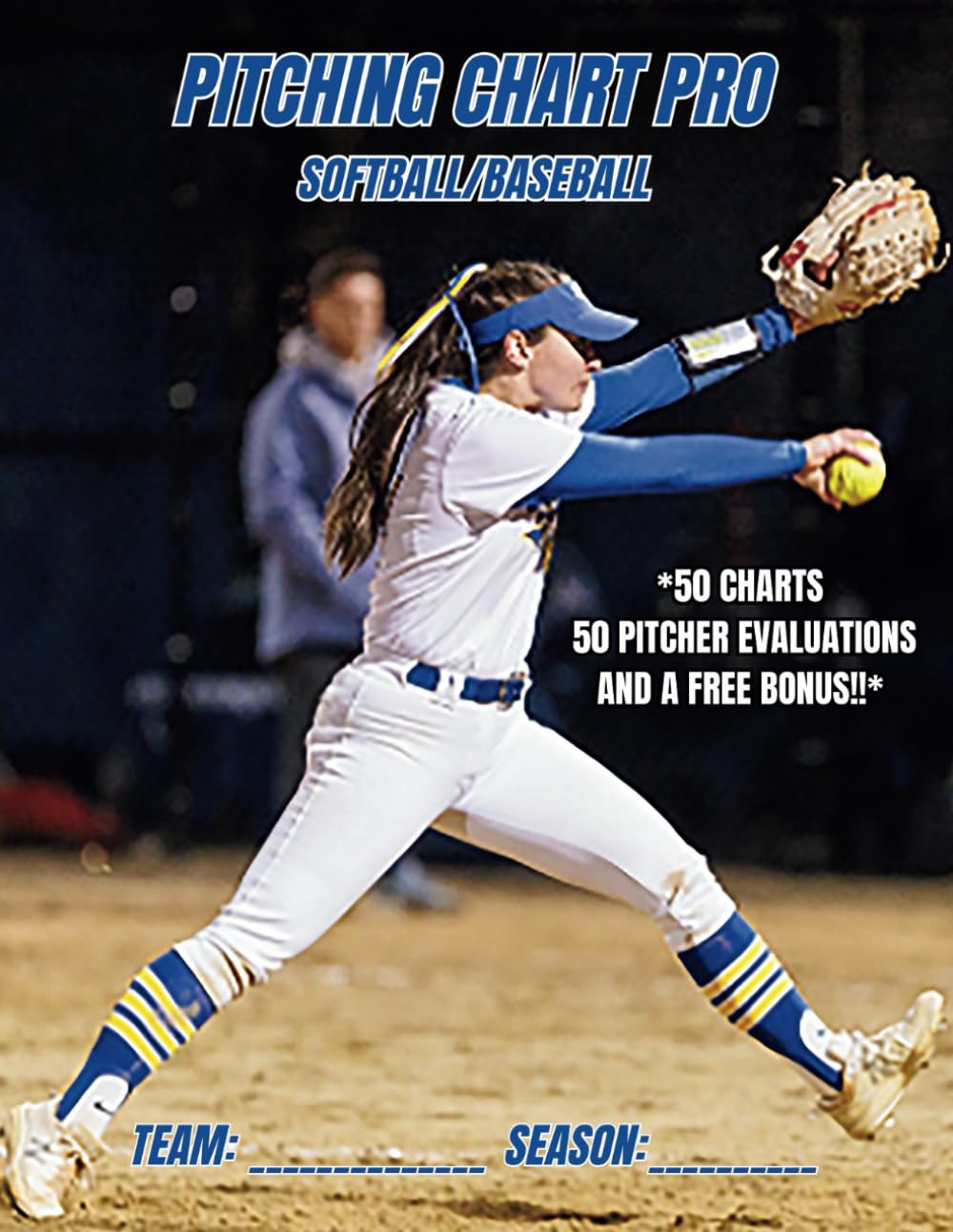 capítulo por capítulo baixar Pitching Chart Pro: Softball/Baseball Pitching Chart Notebook includes Pitcher Evaluation Game Journal Pages and Bonus Scouting Content