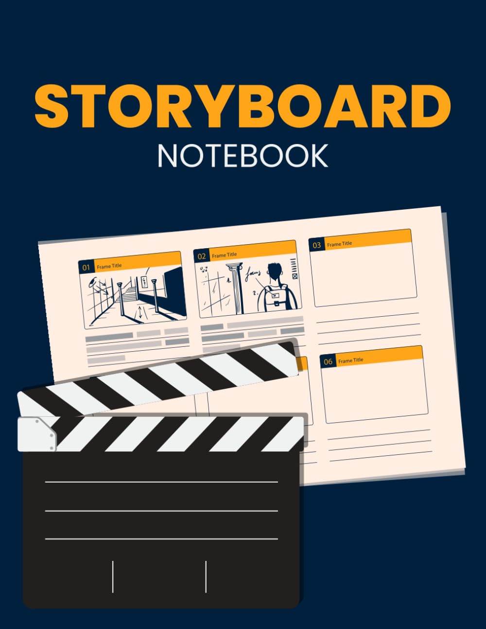 Storyboard Notebook: Plan and visualize your creative projects with this comprehensive Storyboard Notebook – perfect for organizing scenes, shots, and sketches. baixar livro de graça