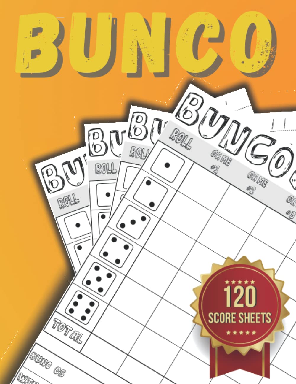 Bunco Score Sheets: 120 Large Print Sheets for Scorekeeping - Bunco Game baixar o livro de graça