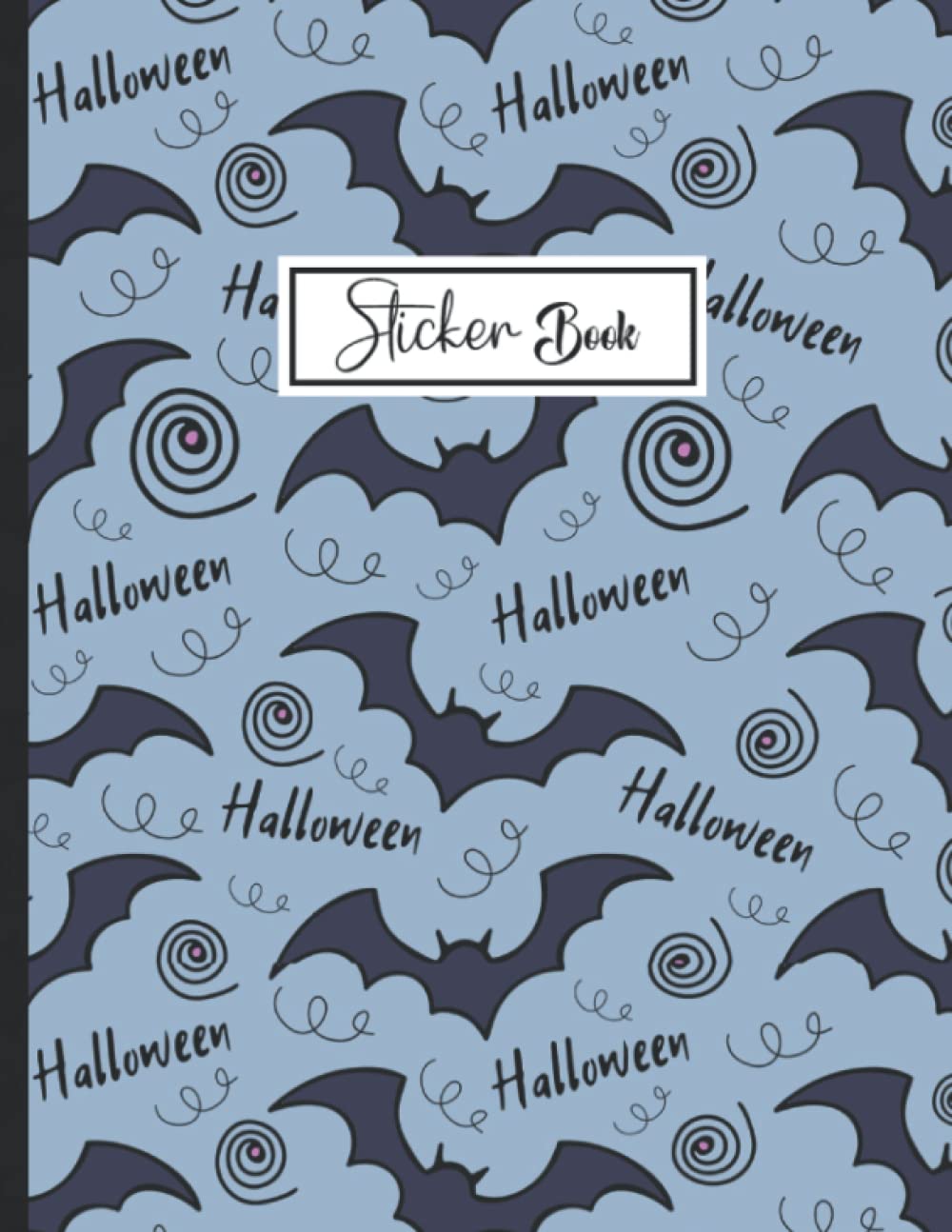 capítulo por capítulo baixar Sticker Book: Bats Theme Sticker Book Collecting Album Blank Notebook.