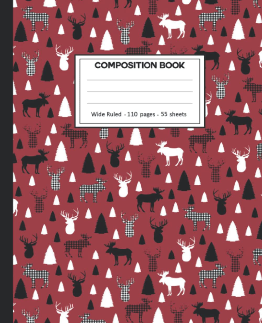 Composition Notebook: Elk College Ruled: 110+ Lined Pages Writing Journal. baixar livro de graça
