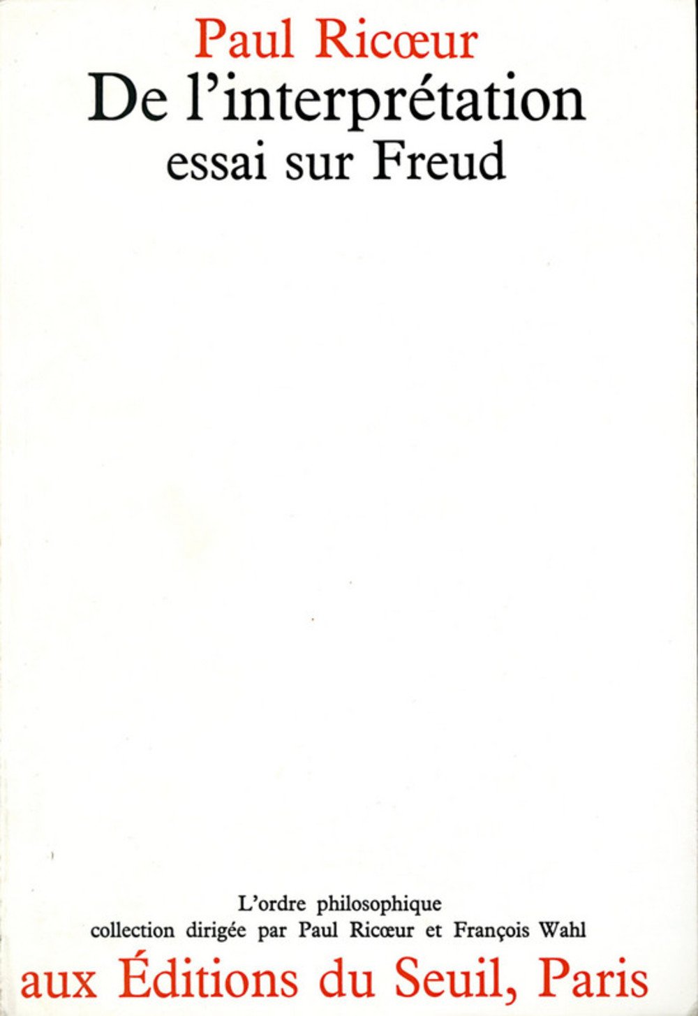 capítulo por capítulo baixar De l'interprétation. Essai sur Freud