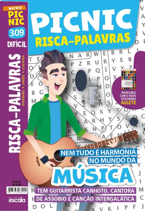 ler totalmente Picnic Risca-Palavras - Difícil: 309 - Musicas