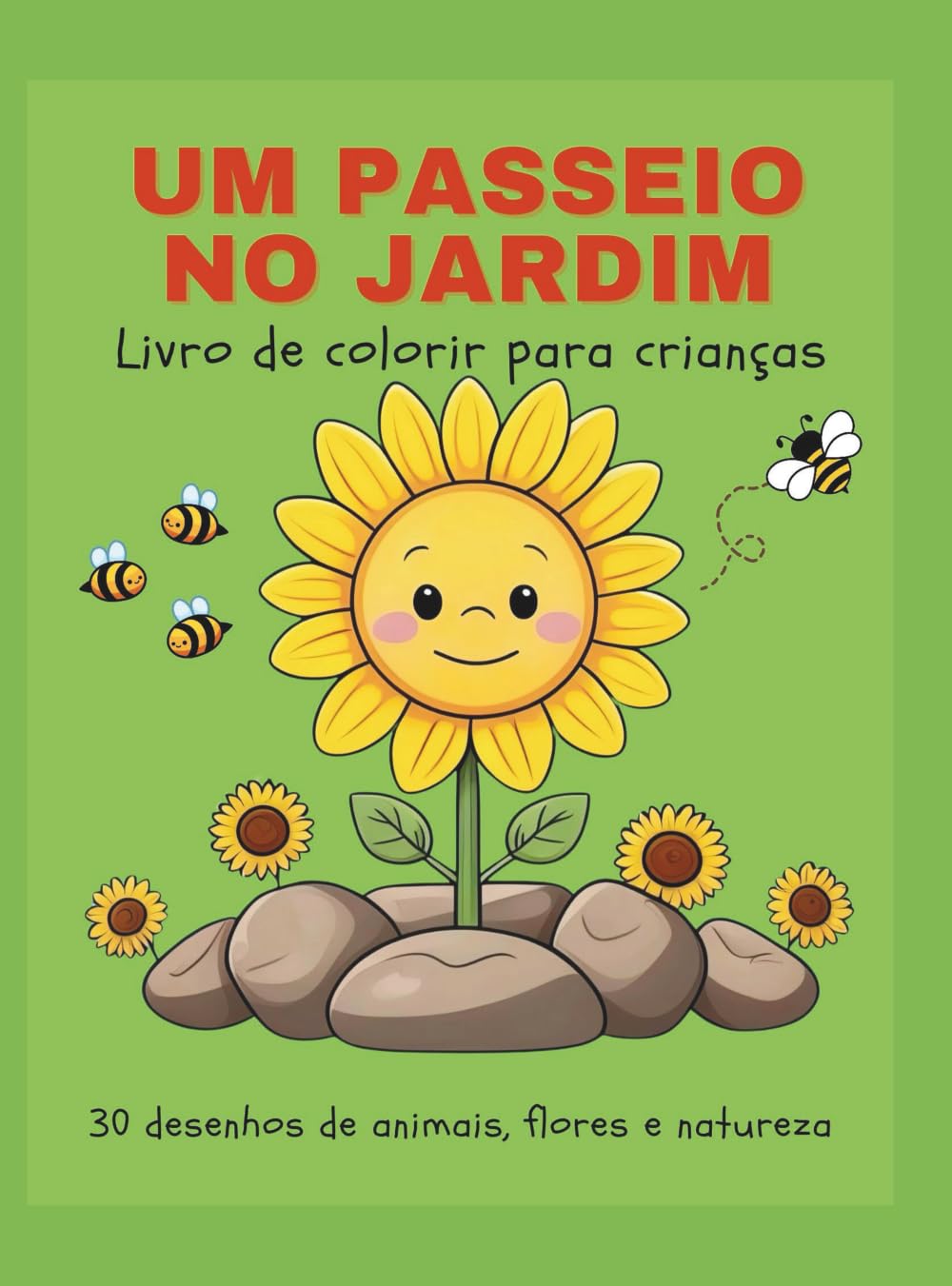 UM PASSEIO NO JARDIM: Livro de colorir para crianças baixar livro de graça