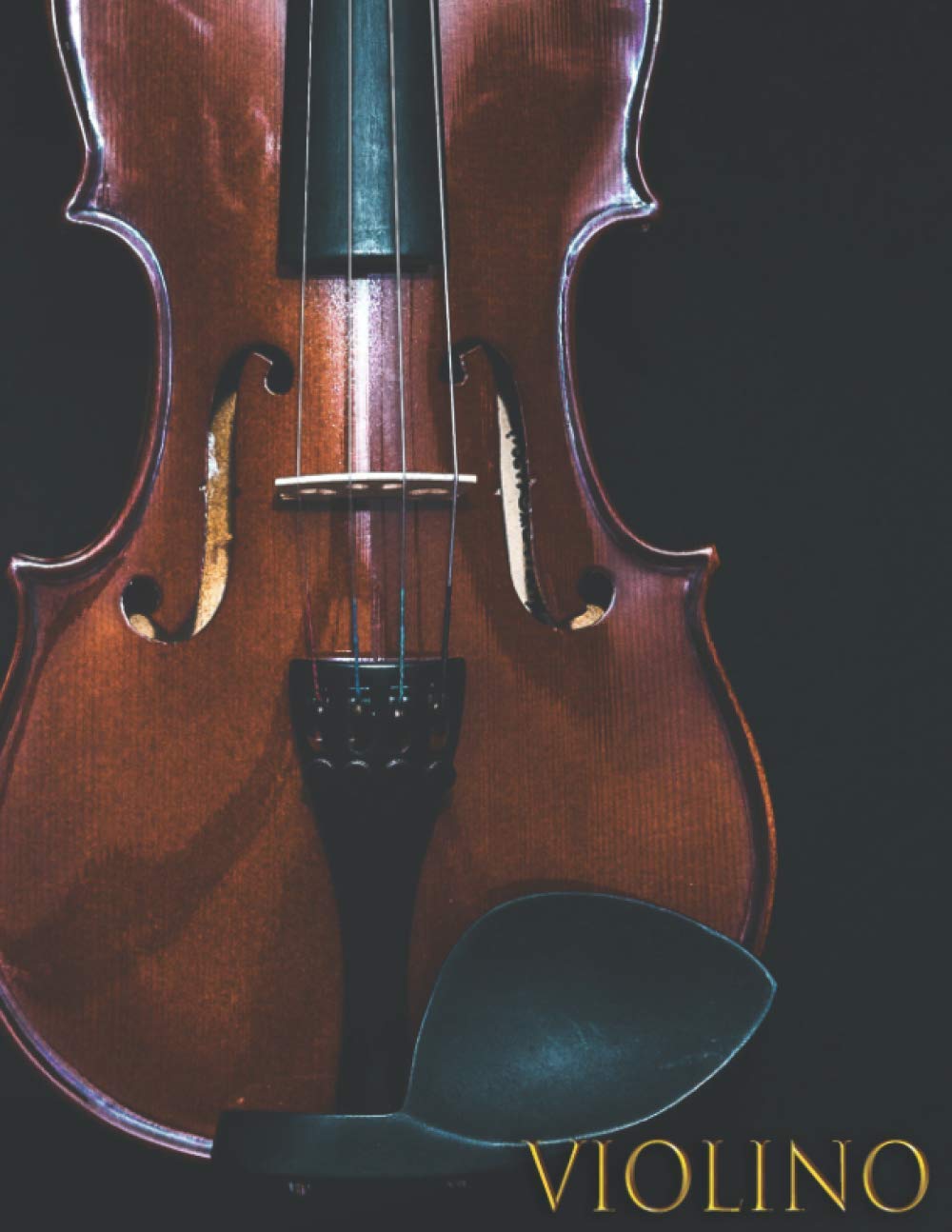 ler totalmente VIOLINO: Caderno de música para violinista - Violino - Caderno de partituras - Papel manuscrito - 17 pautas por página - 111 páginas - Formato grande