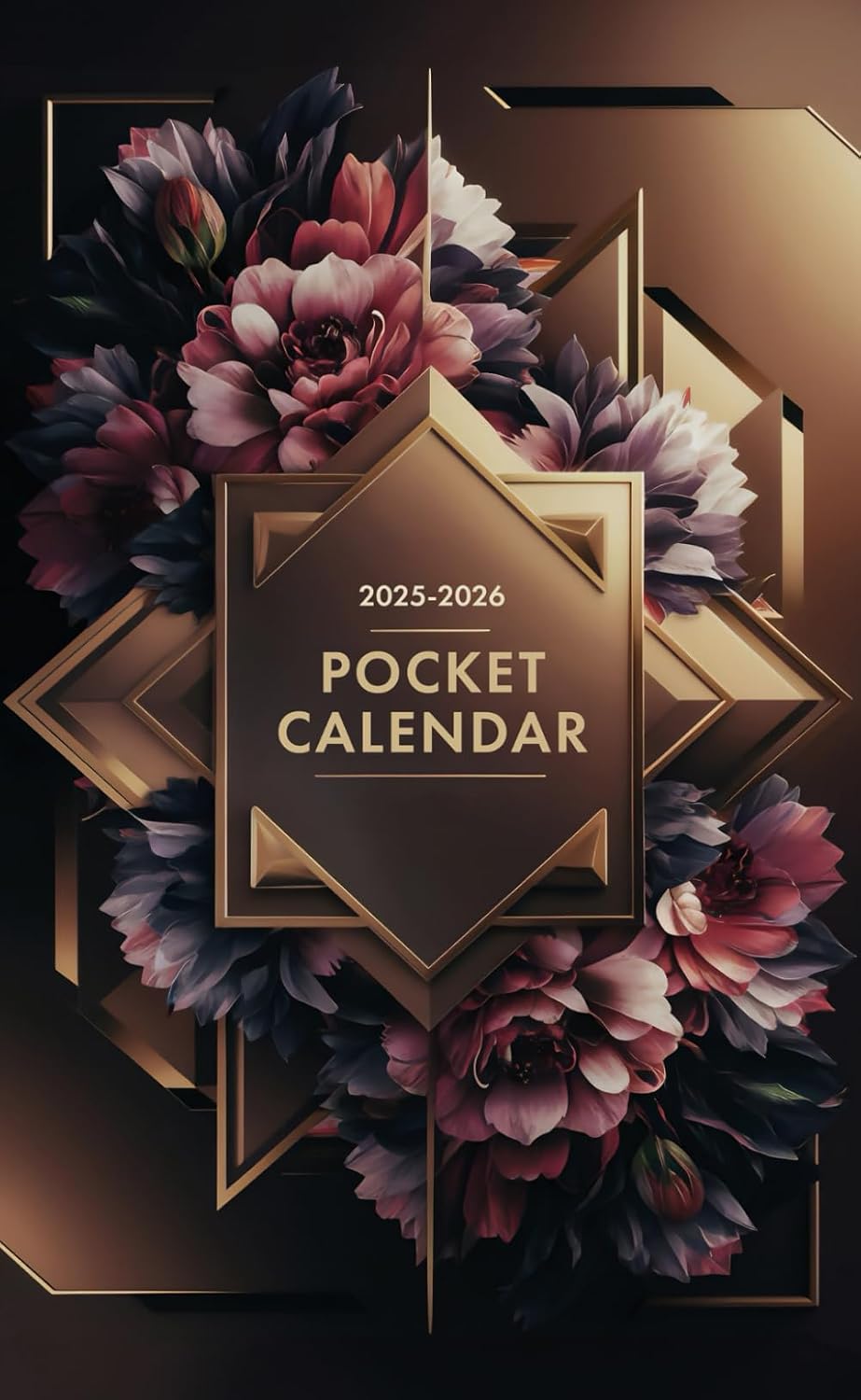 Pocket Calendar 2025-2026 for Purse – Floral v3 | 2 Year Pocket Planner January 2025 - December 2026 | Small Pocket Size 4 x 6.5 baixar o livro de graça