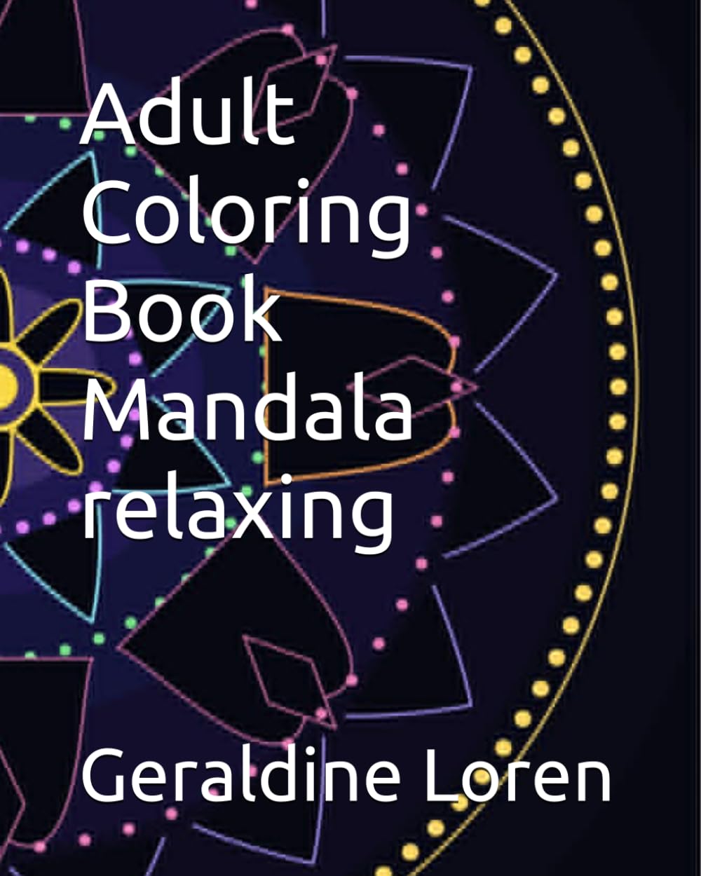Adult Coloring Book Mandala relaxing baixar o livro de graça