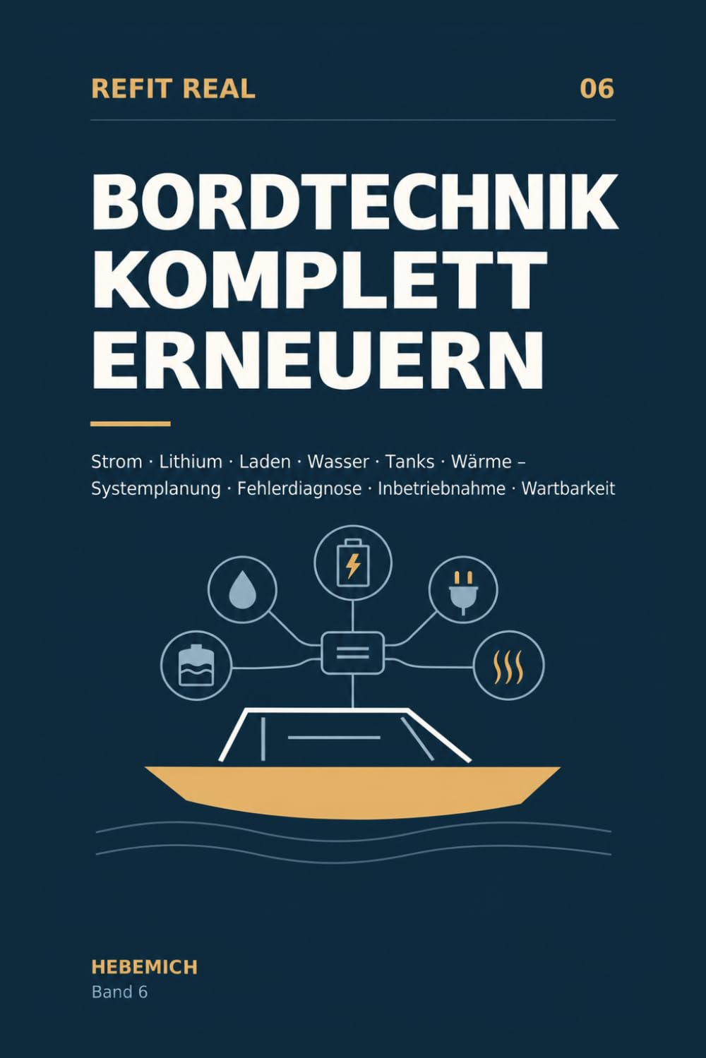 capítulo por capítulo baixar Bordtechnik komplett erneuern: Strom · Lithium · Laden · Wasser · Tanks · Wärme – Systemplanung · Fehlerdiagnose · Inbetriebnahme · Wartbarkeit (REFIT REAL) (German Edition)