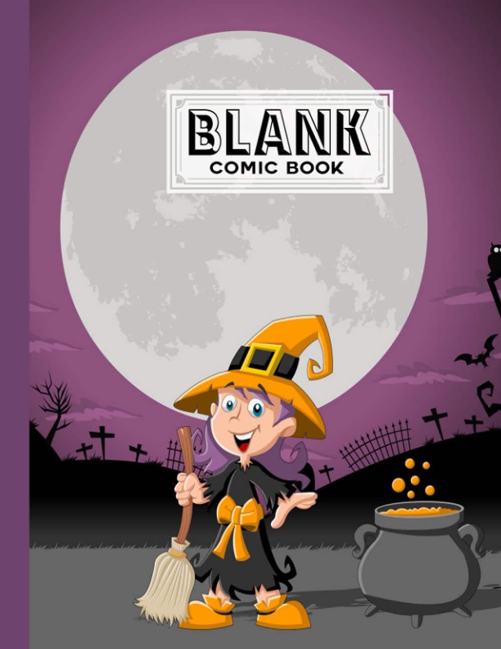 Blank Comic Book: Halloween Cover, Draw Your Own Comics - 120 Pages of Fun and Unique Templates - A Large 8.5" x 11" Notebook by Hagen Jost baixar livro de graça