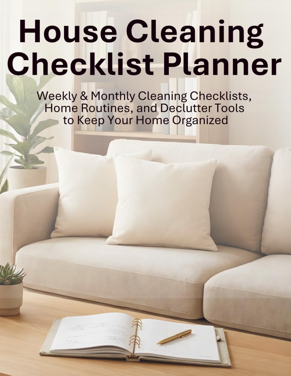 House Cleaning Checklist Planner: Weekly & Monthly Cleaning Checklists, Home Routines, and Declutter Tools to Keep Your Home Organized baixar o livro de graça