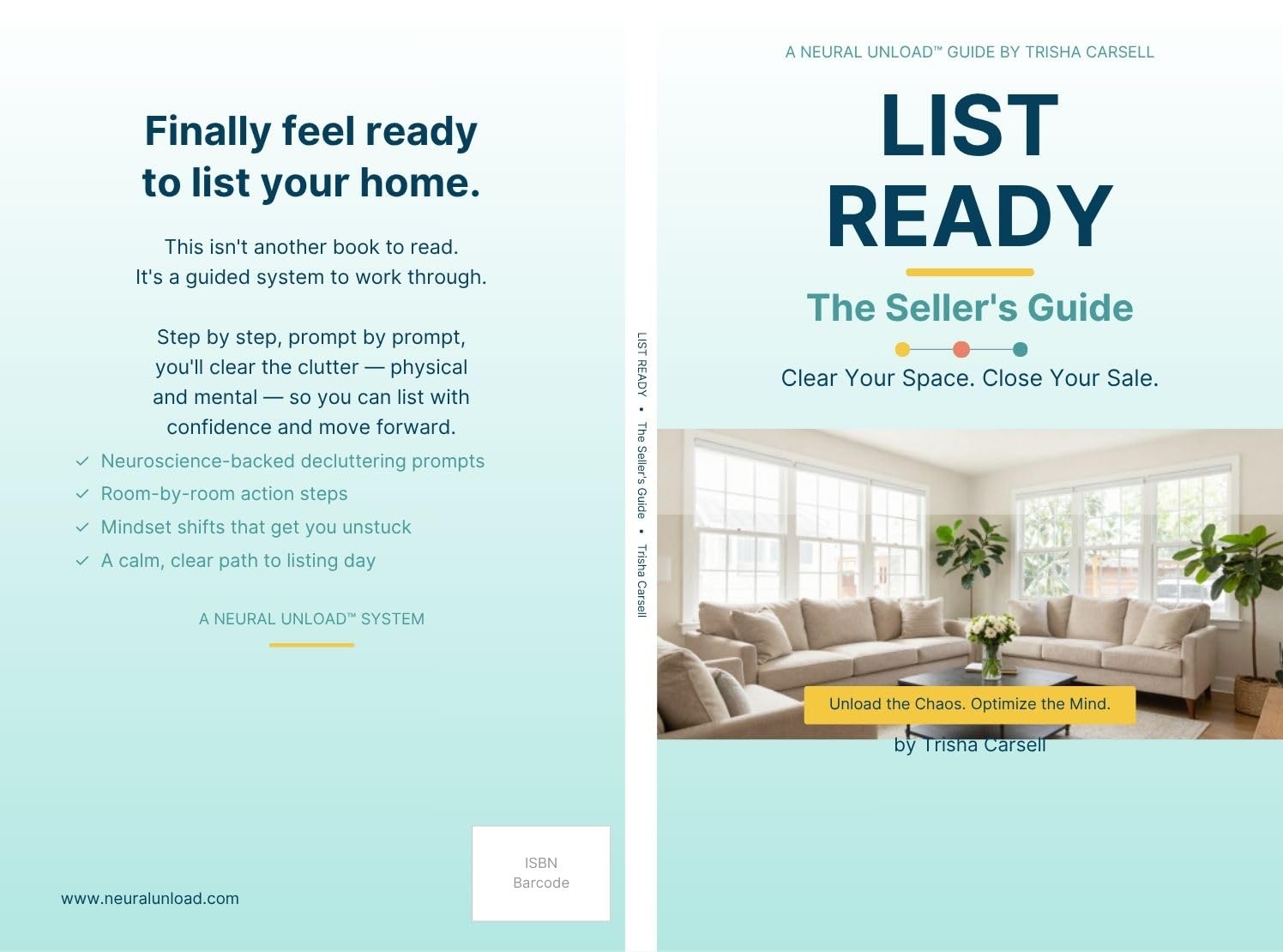 ler totalmente List Ready: The Room-by-Room Decluttering Workbook for Home Sellers: A Neuroscience-Based System to Clear Your Space, Stage Faster, and Close for More (English Edition)