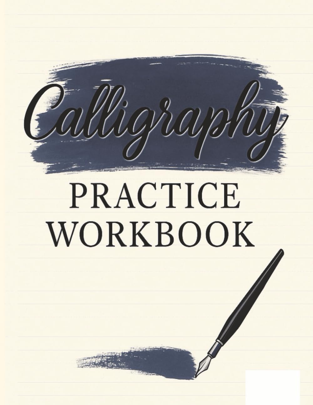 ler totalmente Calligraphy Practice Workbook: 110 Pages of Modern Calligraphy Drills, Cursive Tracing Sheets & Brush Lettering Practice Paper