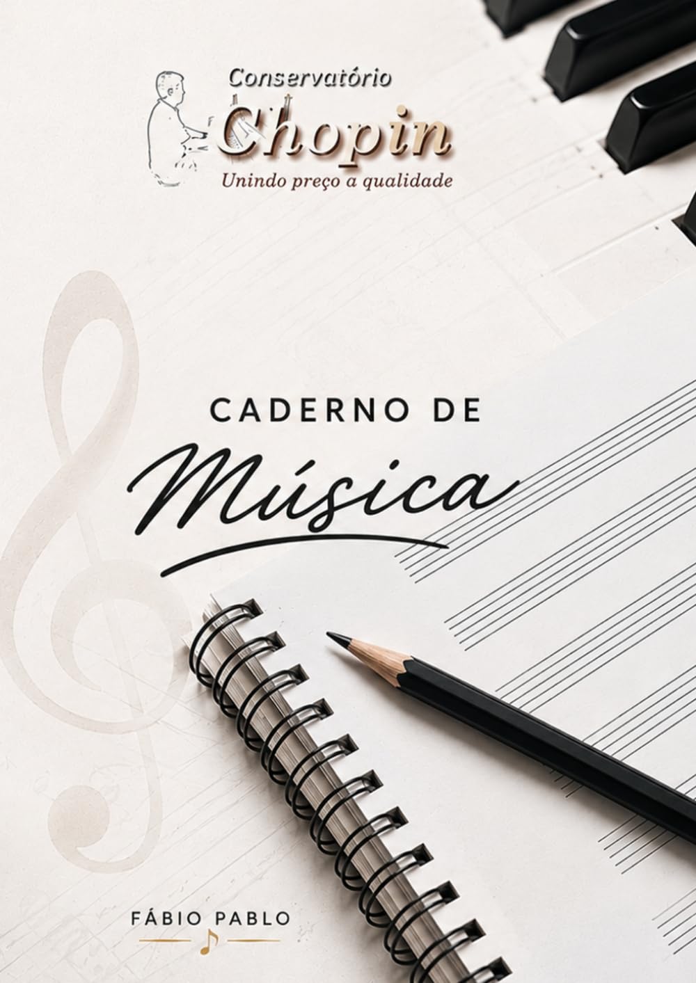 Caderno de música: Universitário, pentagrama, páginas em branco para gráficos em sala de aula (Portuguese Edition) baixar livro de graça