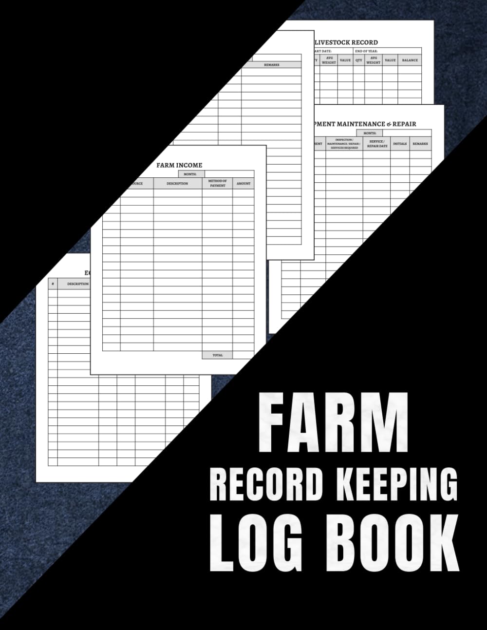 Farm Record Keeping Log Book: Agriculture Management Notebook for Crops, Livestock Equipment Inventory Maintenance & Repair Useful For Small Scale & Commercial Farmers. (Volume 1) baixar o livro de graça