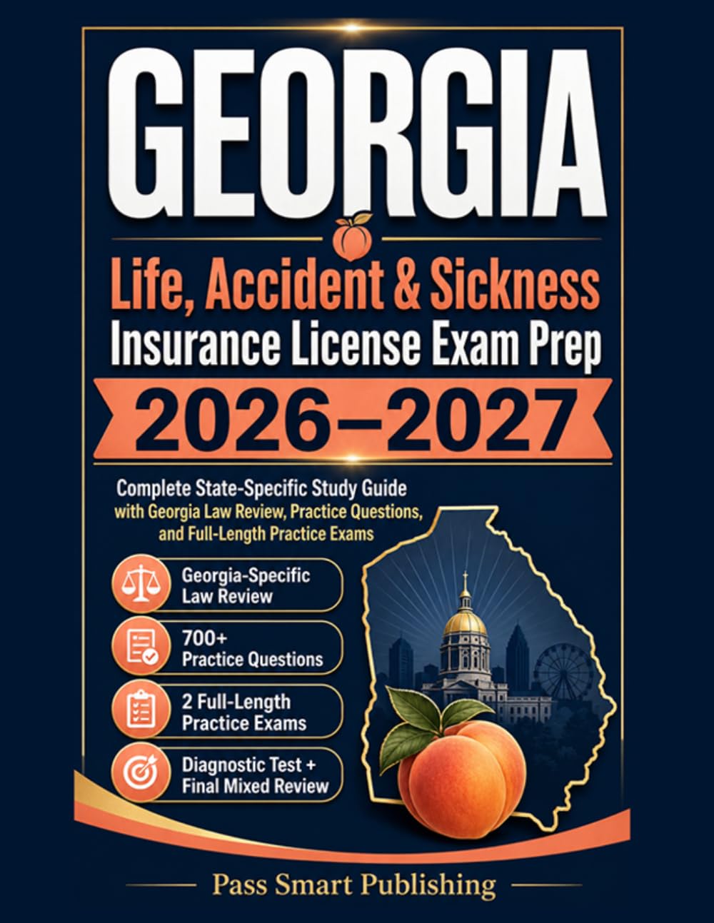 ler totalmente Georgia Life, Accident & Sickness Insurance License Exam Prep 2026–2027: Complete State-Specific Study Guide with Georgia Law Review, Practice... Practice Exams (Insurance Pass Smart Series)