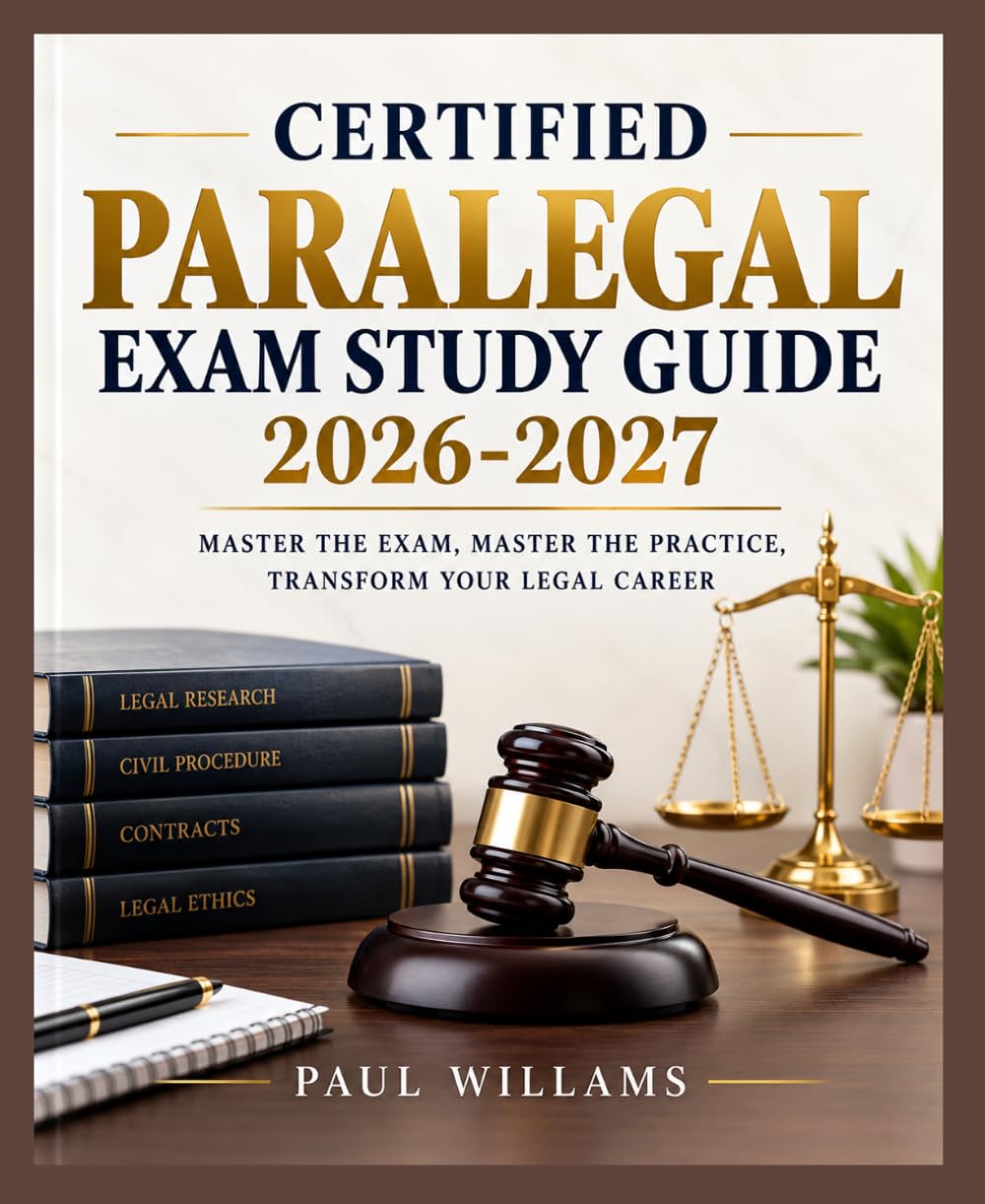 CERTIFIED PARALEGAL EXAM STUDY GUIDE 2026-2027: MASTER THE EXAM, MASTER THE PRACTICE, TRANSFORM YOUR LEGAL CAREER