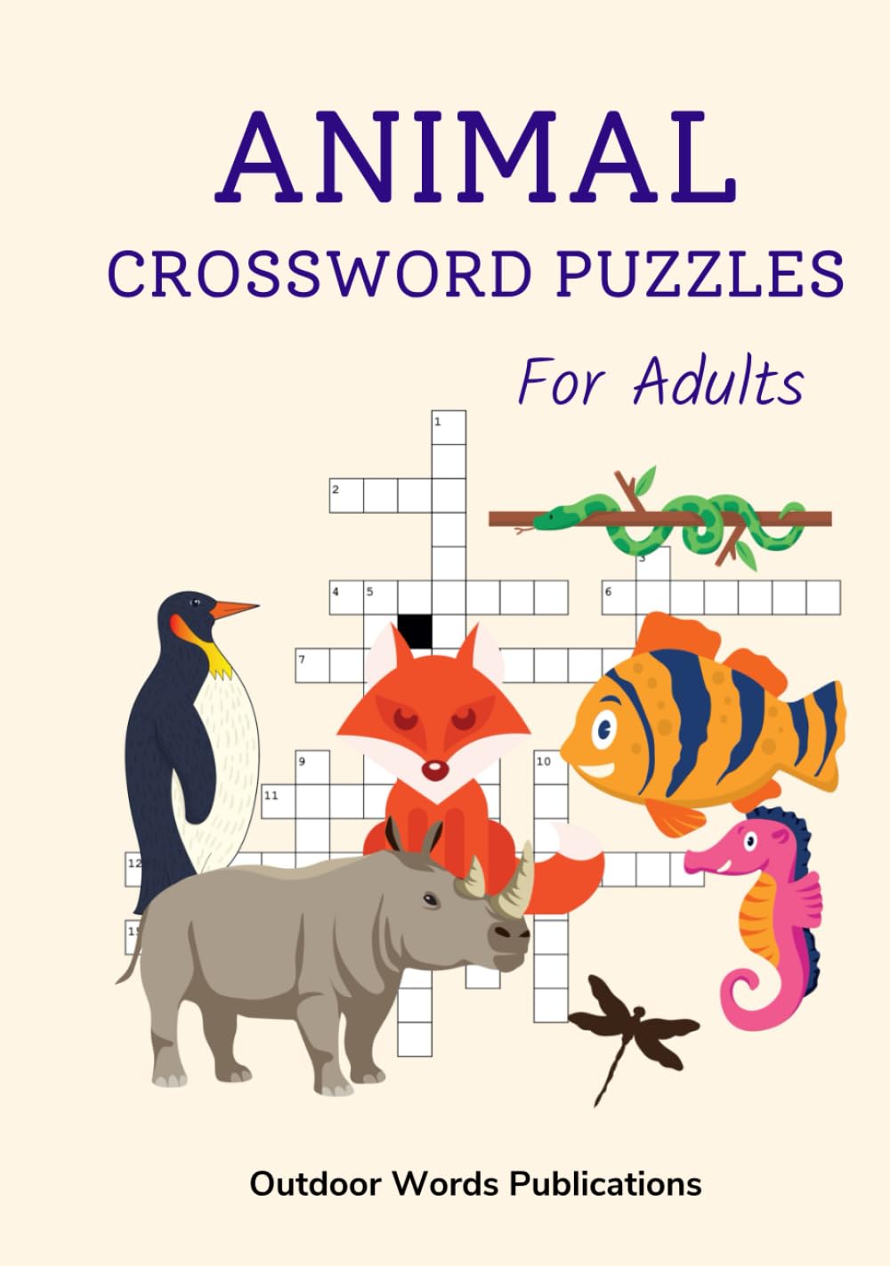 capítulo por capítulo baixar Animal Crossword Puzzles For Adults: Challenging Puzzle Book for Animal Lovers