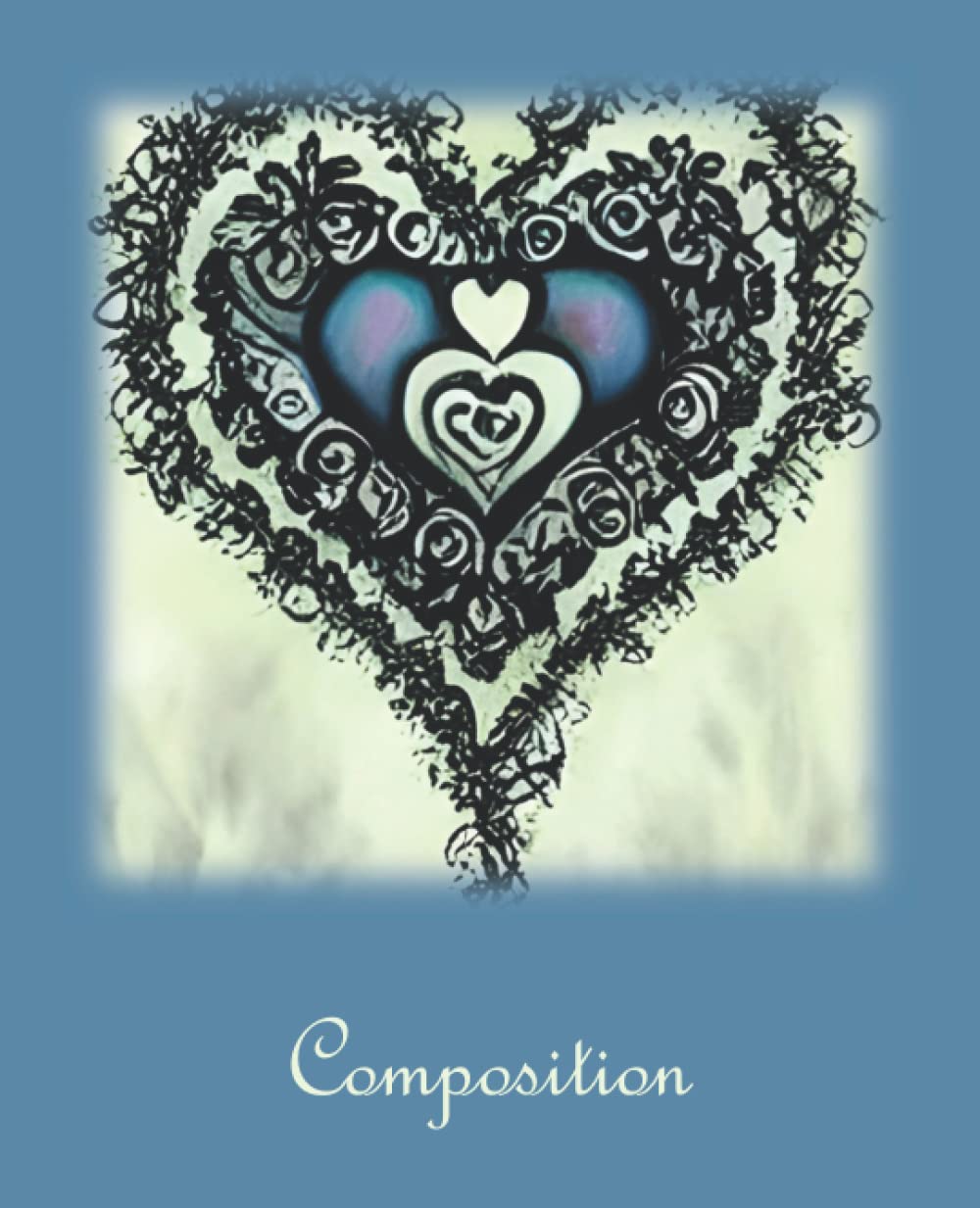 Composition: Pastel hearts and flowers Composition Notebook, Wide Ruled Composition Notebook, 120 Pages, Lined Paper, 7.5 X 9.25" (Composition Notebooks) baixar o livro de graça