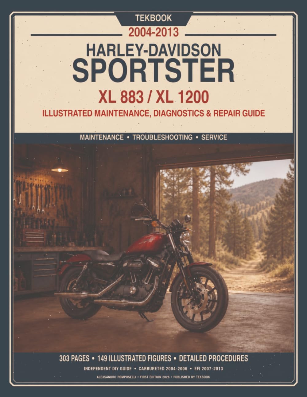 2004-2013 Harley-Davidson Sportster XL 883 / XL 1200: Illustrated Maintenance, Diagnostics & Repair Guide (TEKBOOK Motorcycle Workshop Manuals) baixar o livro de graça
