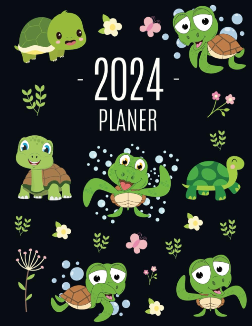 Schildkröte Planer 2024: Monatsplaner 2024 mit Wochenübersicht | Raum für Notizen | Januar - Dezember 2024 Agenda mit grünem Reptil | Ideal für die Schule, Studium und das Büro (German Edition) baixar o livro de graça