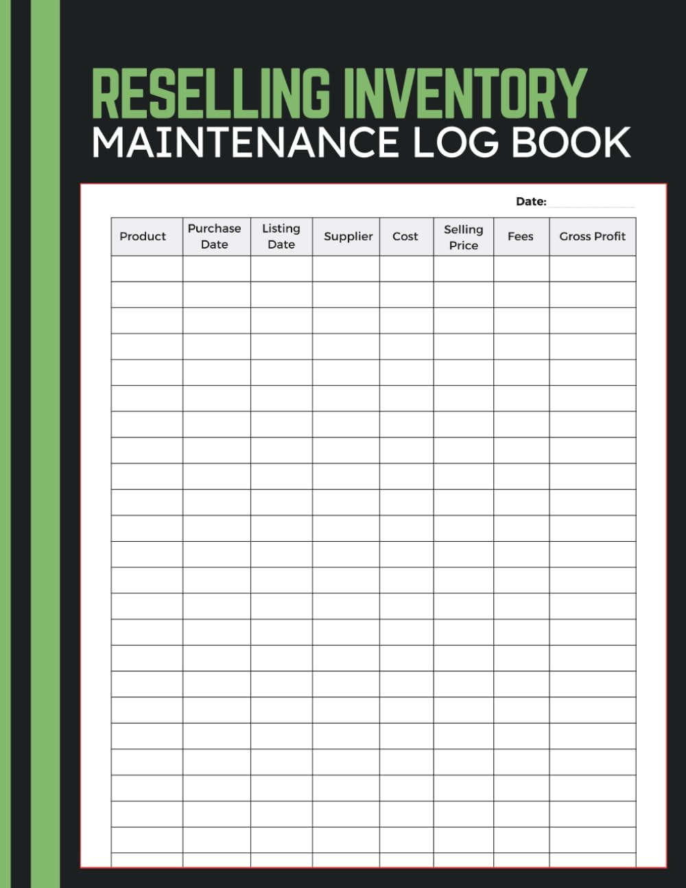 capítulo por capítulo baixar Reselling Inventory Log Book: Product Inventory Tracker to Log Sourcing, Sales, Pricing, Fees, and Business Profits