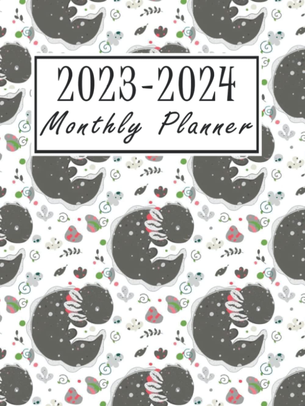 ler totalmente 2023-2024 Monthly Weekly Planner: Axolotl Weekly Two Year Planner - Pretty Design 24 Months at a Glance Simple Schedule Organizer & Agenda |... & Contacts Log (Academic Planner)